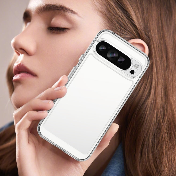 For Google Pixel 9 Pro XL Colorful Series Acrylic Hybrid TPU Phone Case