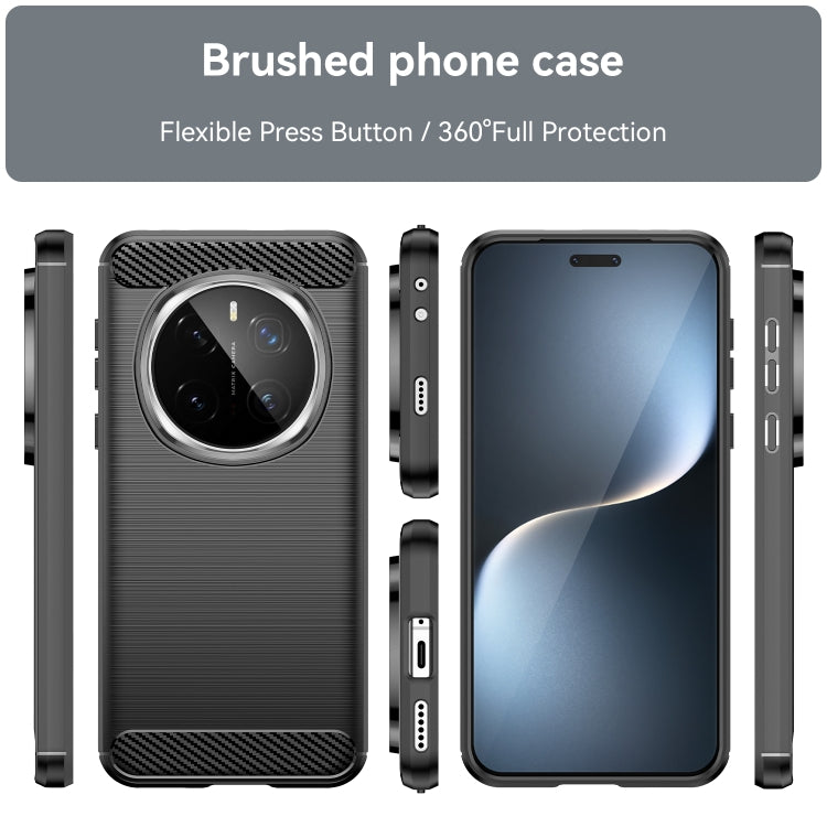 For Honor Magic7 Pro Carbon Fiber Brushed Texture TPU Phone Case