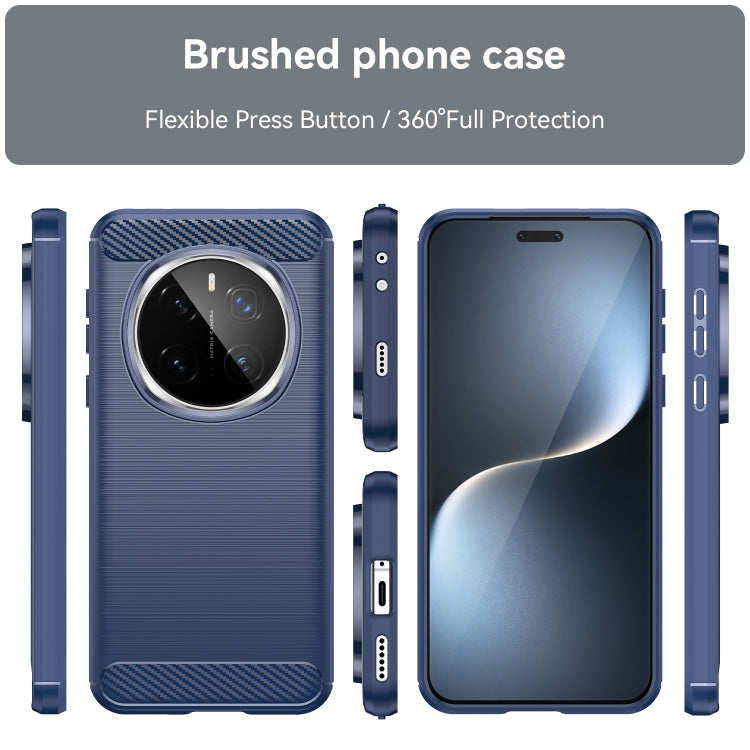For Honor Magic7 Pro Carbon Fiber Brushed Texture TPU Phone Case