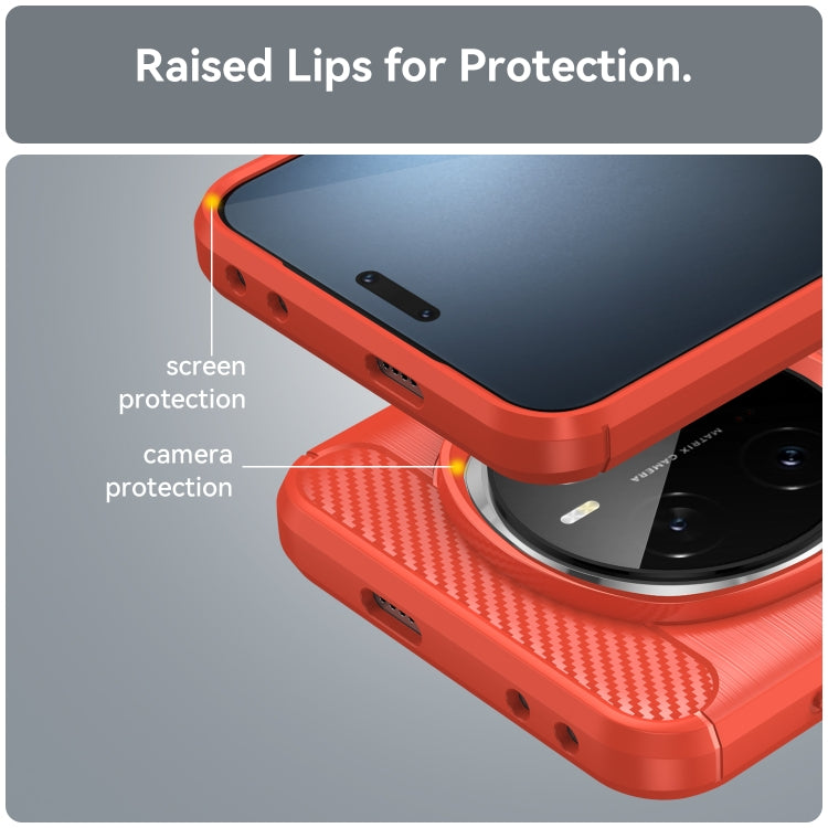 For Honor Magic7 Pro Carbon Fiber Brushed Texture TPU Phone Case