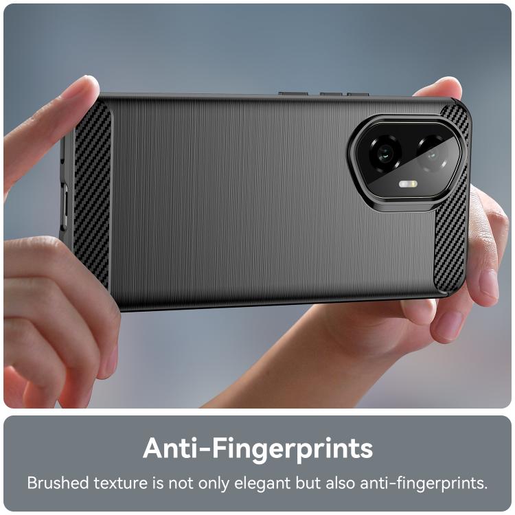 For Honor 300 Carbon Fiber Brushed Texture TPU Phone Case