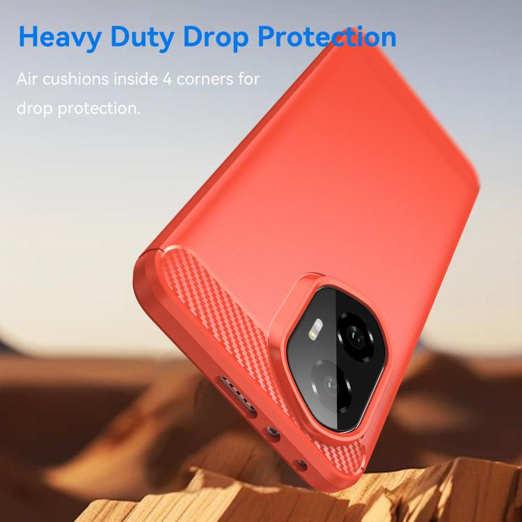 For Honor 300 Carbon Fiber Brushed Texture TPU Phone Case