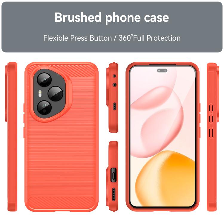 For Honor 400 Pro Global 160.8mm Carbon Fiber Brushed Texture TPU Phone Case