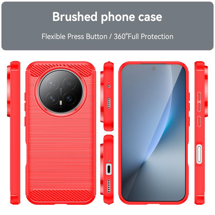 For Honor Magic8 Carbon Fiber Brushed Texture TPU Phone Case