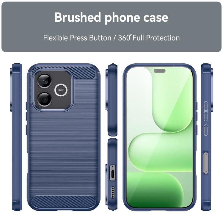 For Honor 600 Lite Global Carbon Fiber Brushed Texture TPU Phone Case