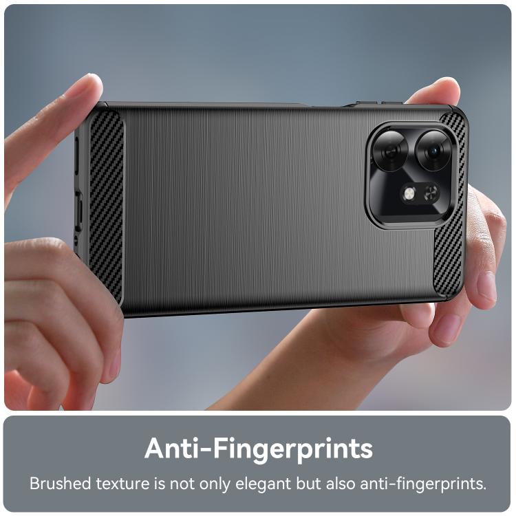 For Honor Play10A 4G Carbon Fiber Brushed Texture TPU Phone Case
