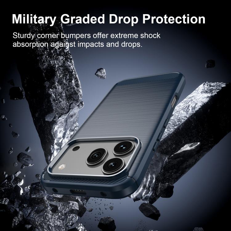 For Honor 600 Global Carbon Fiber Brushed Texture TPU Phone Case