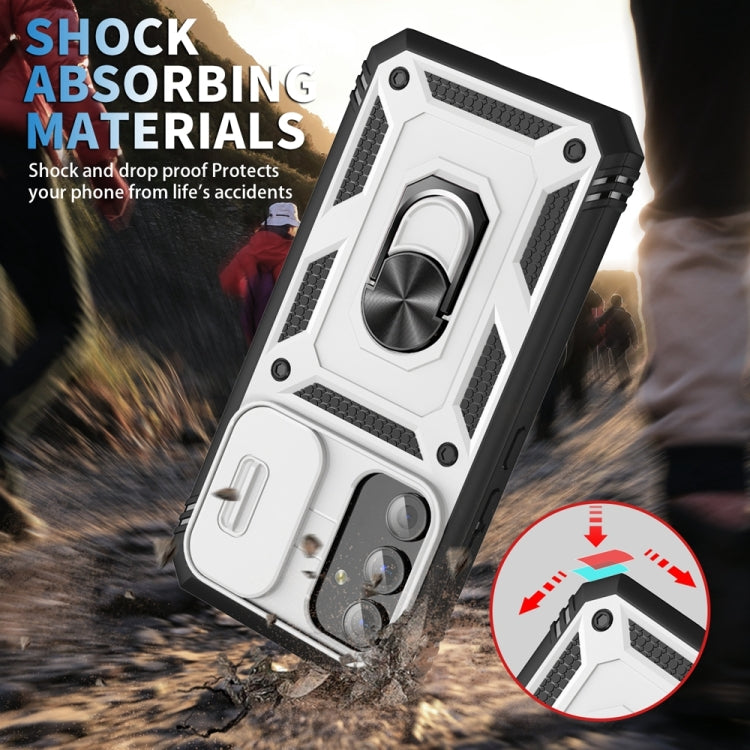 For Samsung Galaxy A54 5G Sliding Camshield TPU + PC Phone Case with Holder