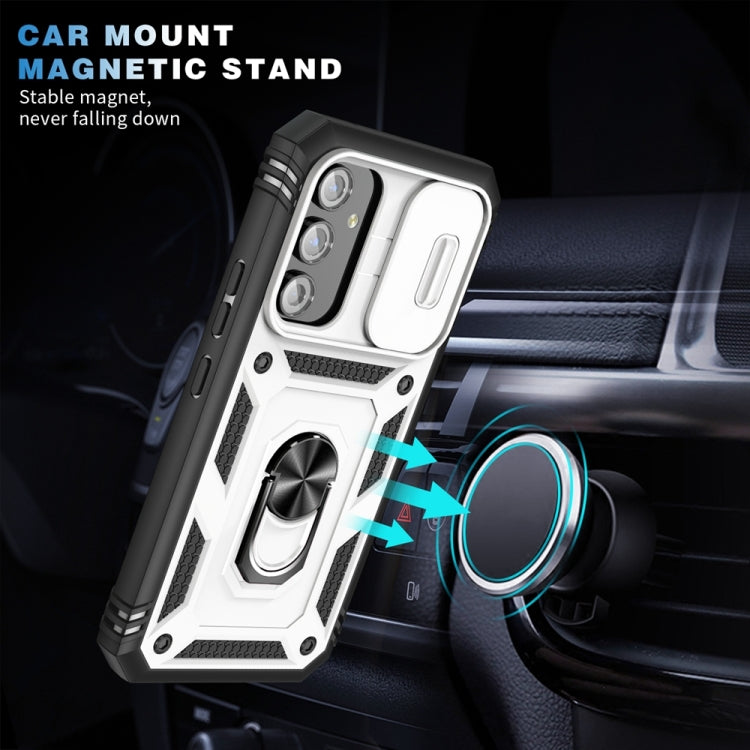 For Samsung Galaxy A54 5G Sliding Camshield TPU + PC Phone Case with Holder