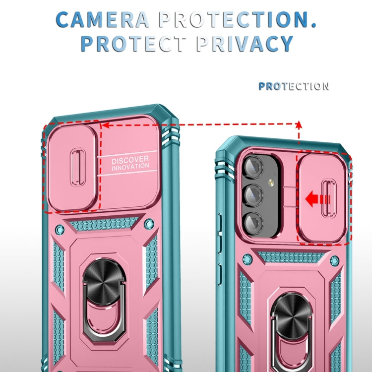 For Samsung Galaxy A54 5G Sliding Camshield TPU + PC Phone Case with Holder