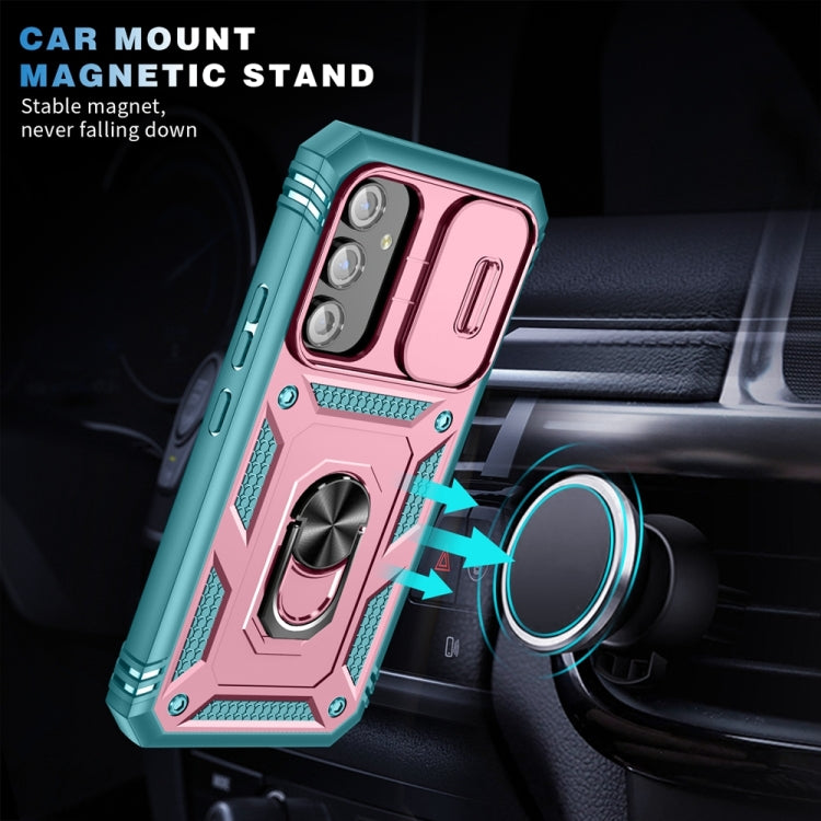 For Samsung Galaxy A54 5G Sliding Camshield TPU + PC Phone Case with Holder