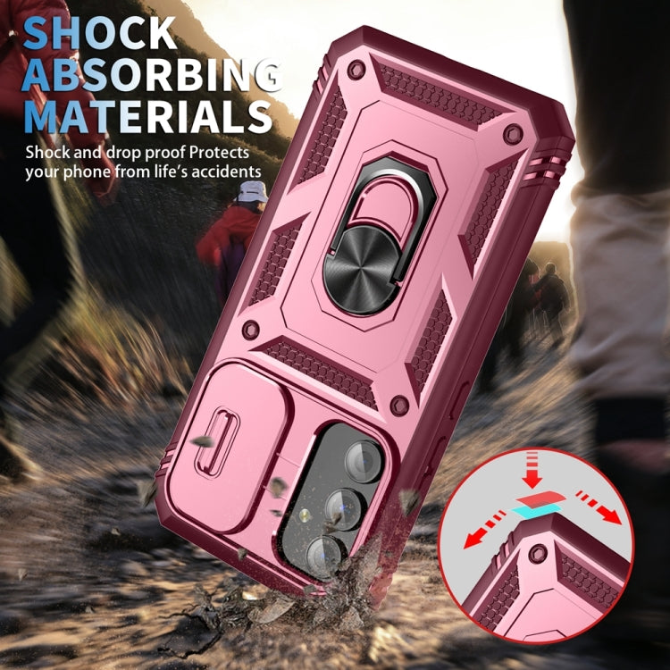 For Samsung Galaxy A54 5G Sliding Camshield TPU + PC Phone Case with Holder