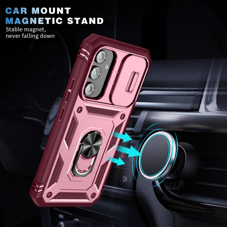 For Samsung Galaxy A54 5G Sliding Camshield TPU + PC Phone Case with Holder