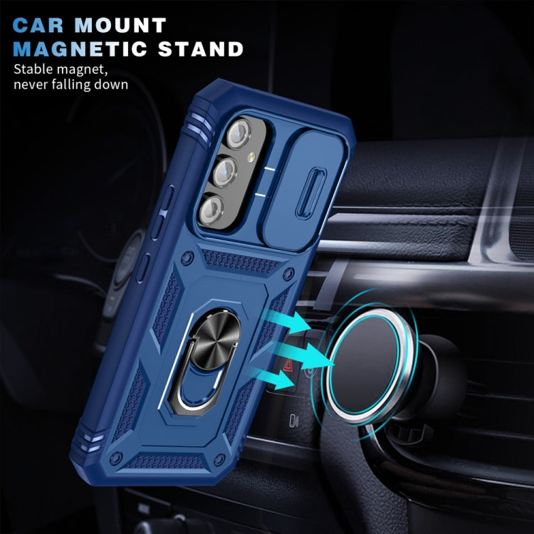 For Samsung Galaxy A54 5G Sliding Camshield TPU + PC Phone Case with Holder