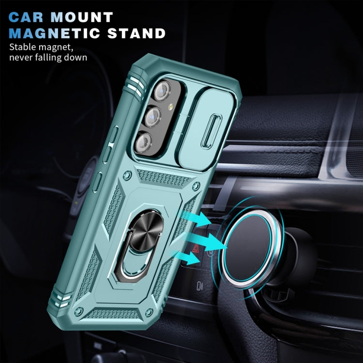 For Samsung Galaxy A54 5G Sliding Camshield TPU + PC Phone Case with Holder