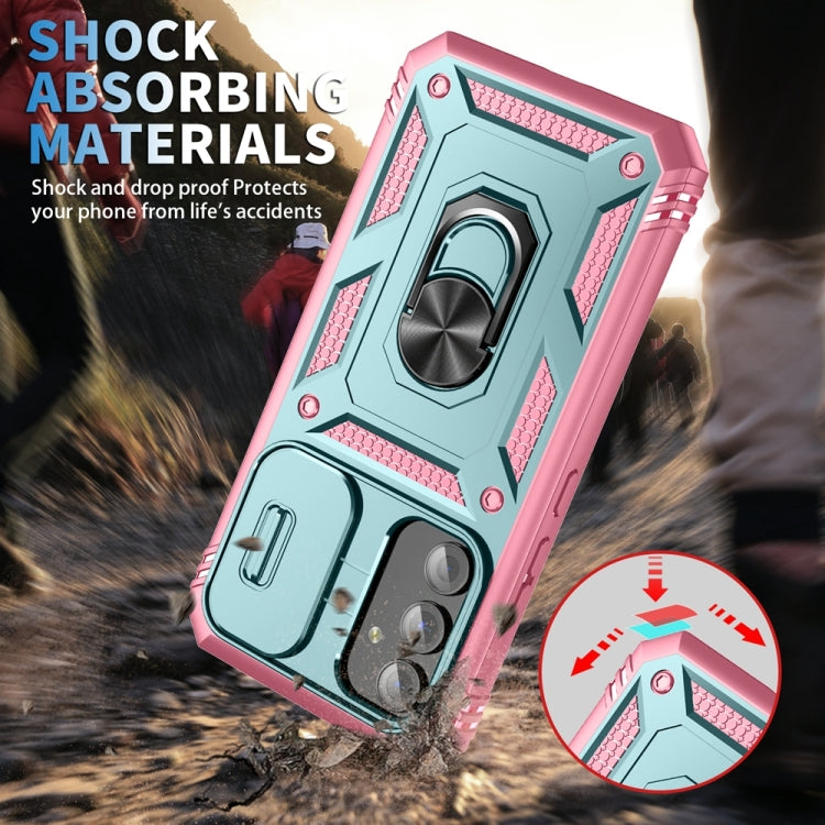 For Samsung Galaxy A54 5G Sliding Camshield TPU + PC Phone Case with Holder