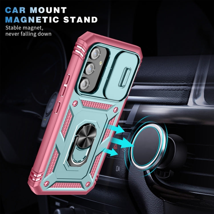 For Samsung Galaxy A54 5G Sliding Camshield TPU + PC Phone Case with Holder