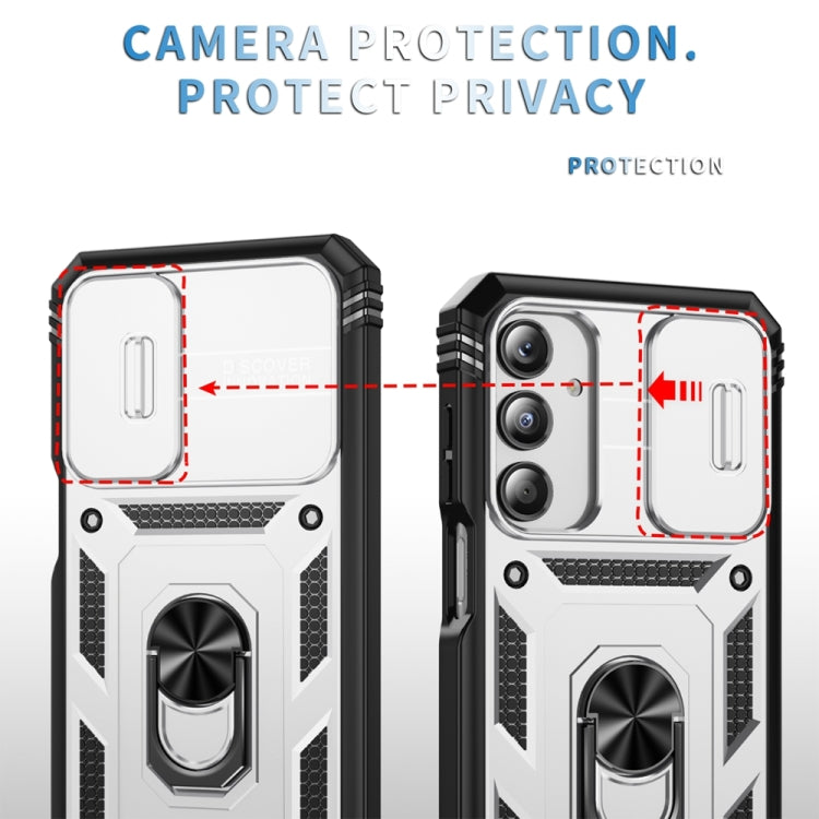 For Samsung Galaxy A16 5G Sliding Camshield TPU + PC Phone Case with Holder