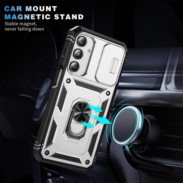 For Samsung Galaxy A16 5G Sliding Camshield TPU + PC Phone Case with Holder