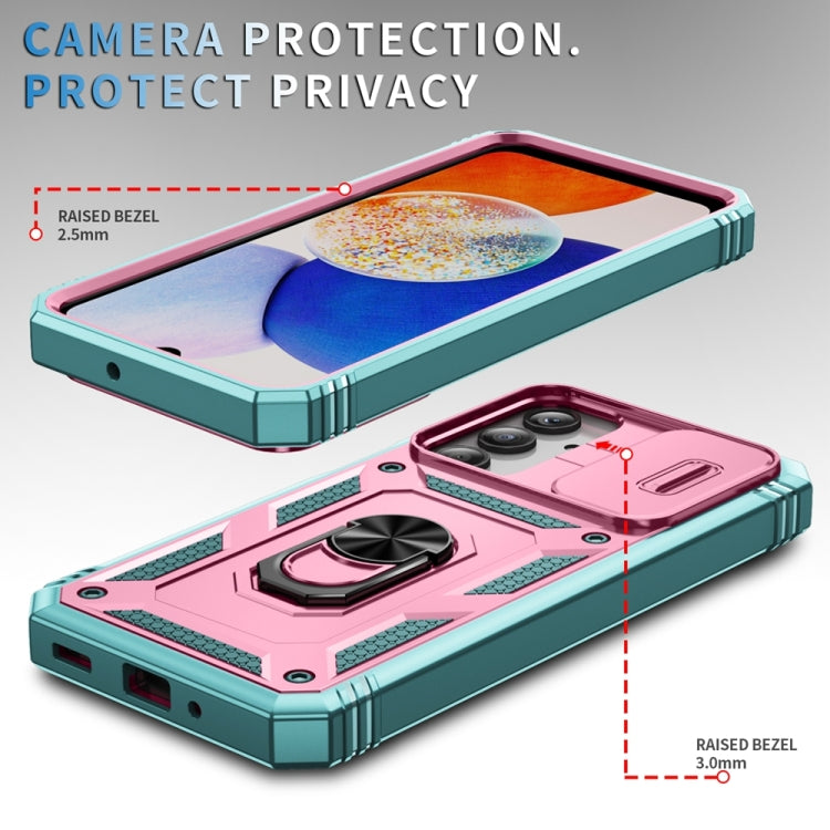 For Samsung Galaxy A16 5G Sliding Camshield TPU + PC Phone Case with Holder