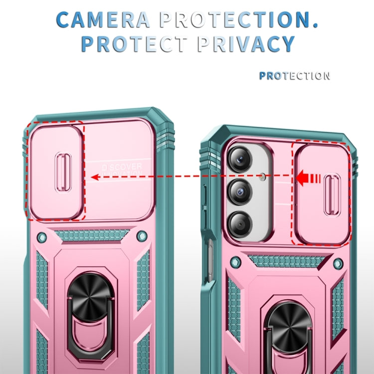 For Samsung Galaxy A16 5G Sliding Camshield TPU + PC Phone Case with Holder