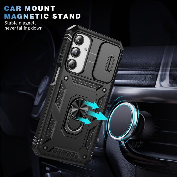 For Samsung Galaxy A16 5G Sliding Camshield TPU + PC Phone Case with Holder