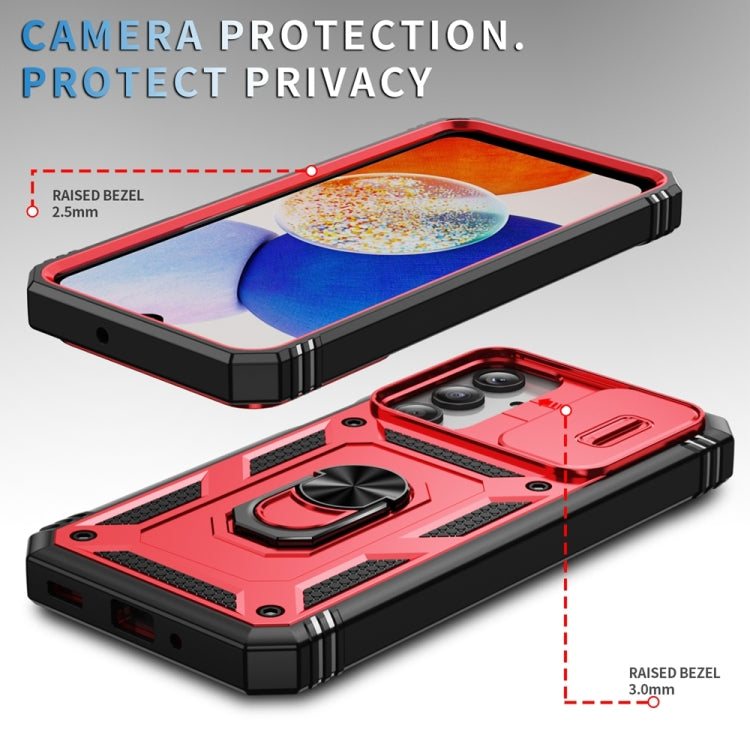 For Samsung Galaxy A16 5G Sliding Camshield TPU + PC Phone Case with Holder