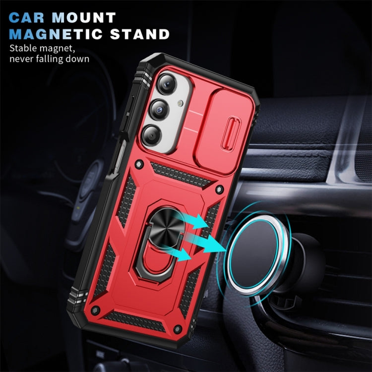 For Samsung Galaxy A16 5G Sliding Camshield TPU + PC Phone Case with Holder