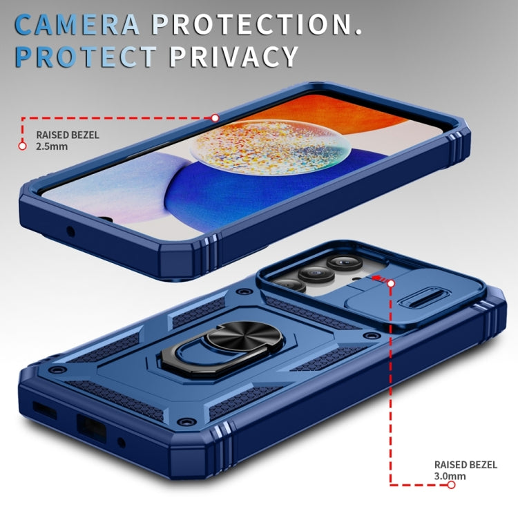 For Samsung Galaxy A16 5G Sliding Camshield TPU + PC Phone Case with Holder