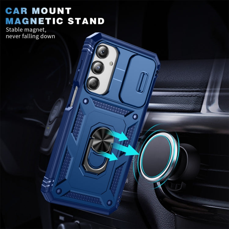 For Samsung Galaxy A16 5G Sliding Camshield TPU + PC Phone Case with Holder