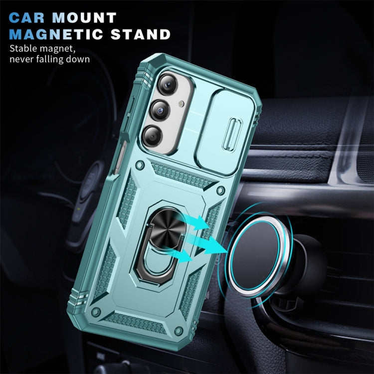For Samsung Galaxy A16 5G Sliding Camshield TPU + PC Phone Case with Holder
