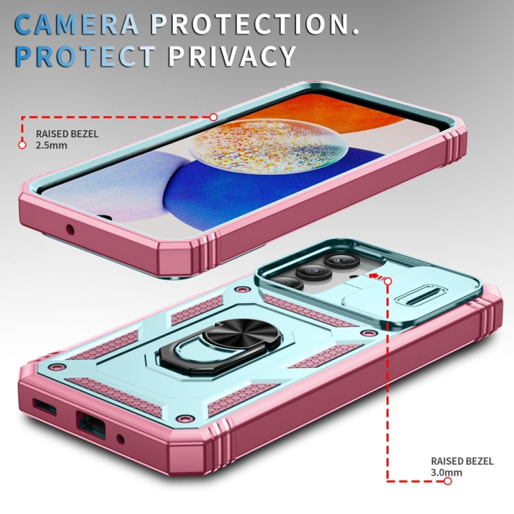 For Samsung Galaxy A16 5G Sliding Camshield TPU + PC Phone Case with Holder