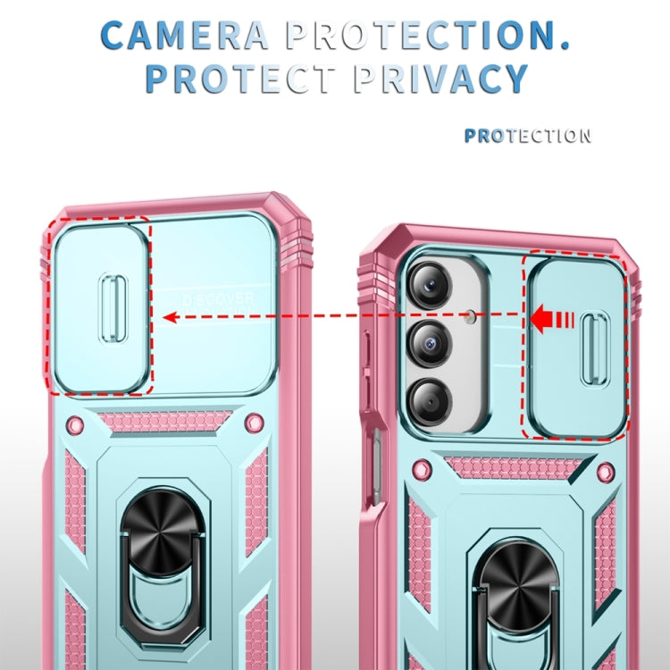 For Samsung Galaxy A16 5G Sliding Camshield TPU + PC Phone Case with Holder