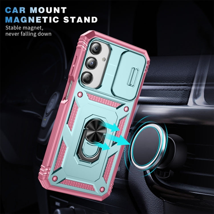 For Samsung Galaxy A16 5G Sliding Camshield TPU + PC Phone Case with Holder