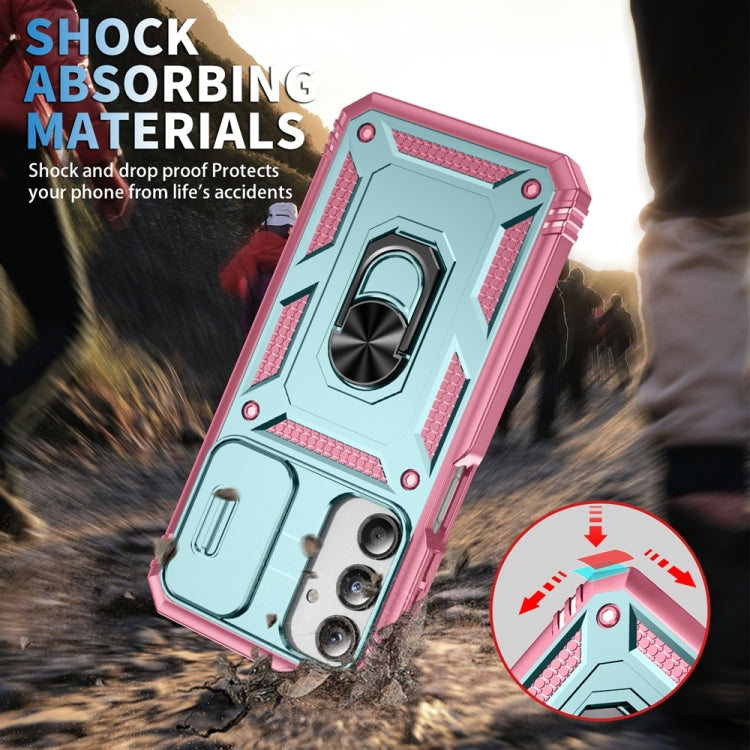 For Samsung Galaxy A16 5G Sliding Camshield TPU + PC Phone Case with Holder