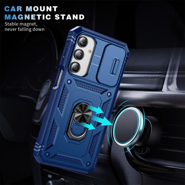 For Samsung Galaxy A26 5G / A17 5G Sliding Camshield TPU + PC Phone Case with Holder