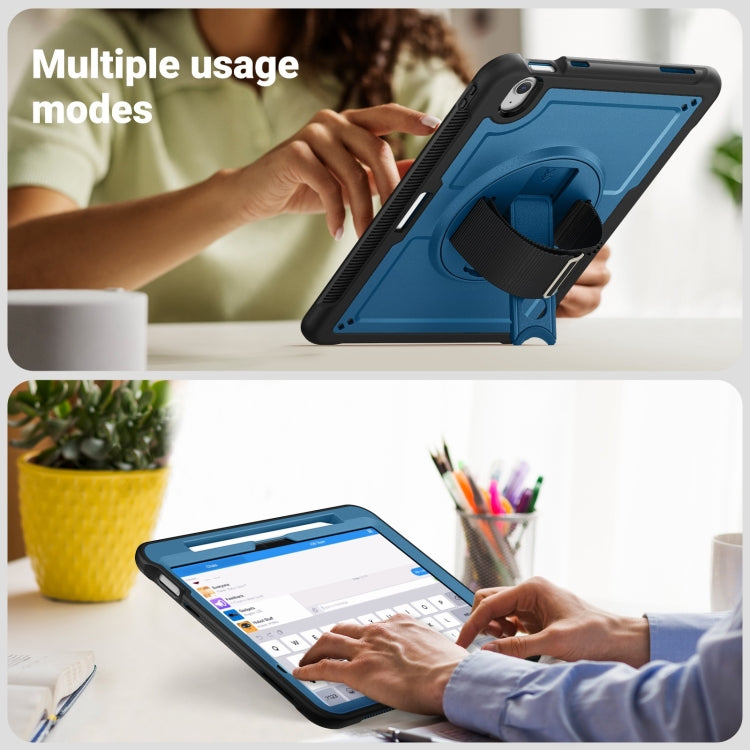 For iPad Air 11 2026 / 2025 / 2024 Honeycomb Hand Grip Turntable Stand Tablet Case