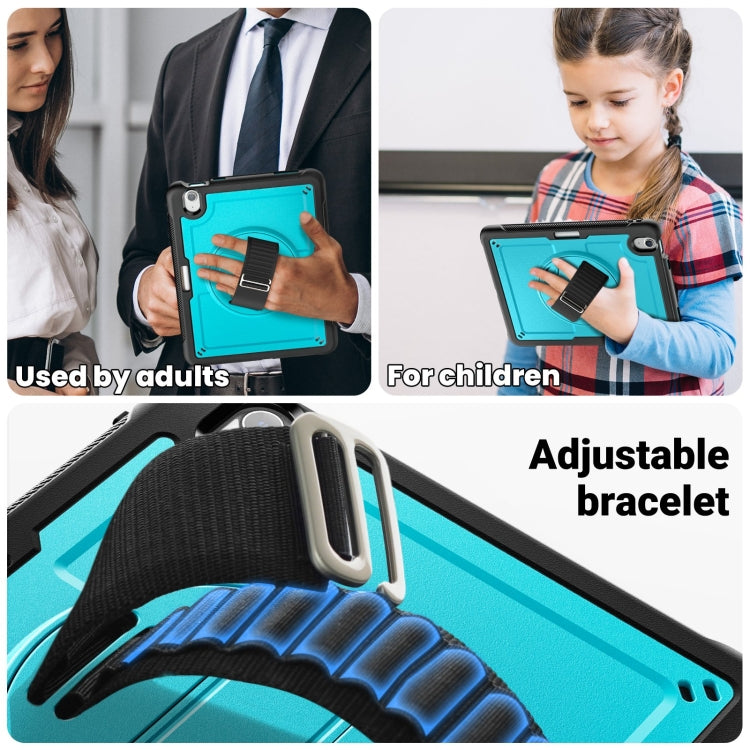 For iPad Air 11 2026 / 2025 / 2024 Honeycomb Hand Grip Turntable Stand Tablet Case