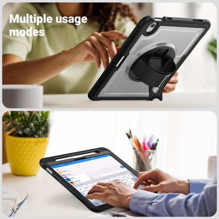 For iPad Air 11 2026 / 2025 / 2024 Honeycomb Hand Grip Turntable Stand Tablet Case