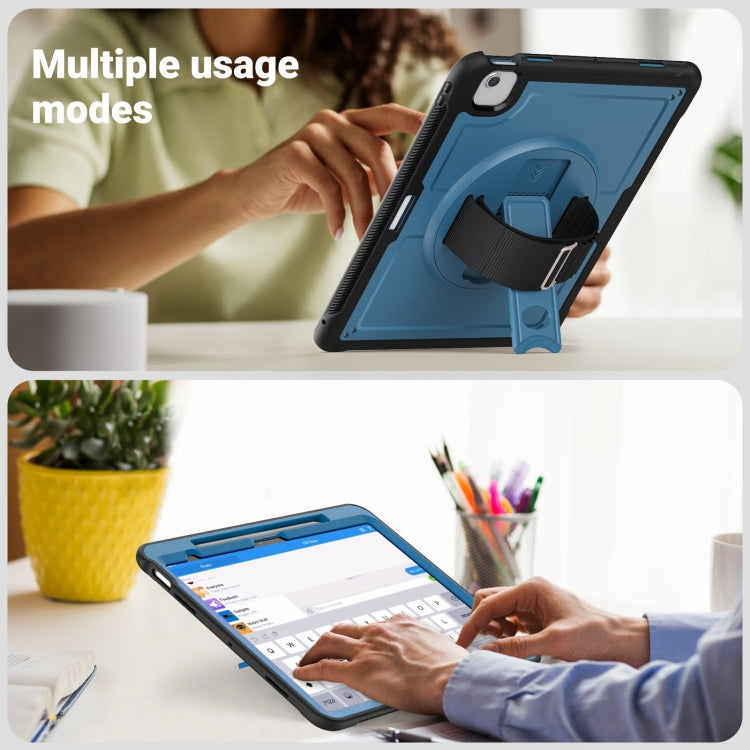 For iPad Air 13 2026 / 2025 / 2024 Honeycomb Hand Grip Turntable Stand Tablet Case