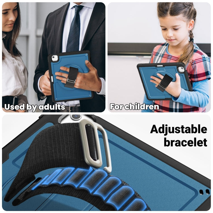 For iPad Air 13 2026 / 2025 / 2024 Honeycomb Hand Grip Turntable Stand Tablet Case