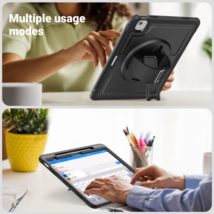 For iPad Air 13 2026 / 2025 / 2024 Honeycomb Hand Grip Turntable Stand Tablet Case