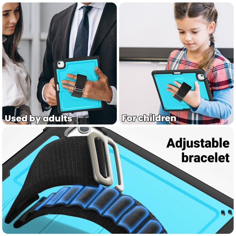 For iPad Air 13 2026 / 2025 / 2024 Honeycomb Hand Grip Turntable Stand Tablet Case