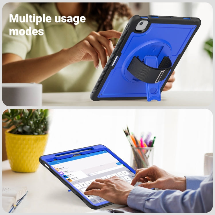 For iPad Air 13 2026 / 2025 / 2024 Honeycomb Hand Grip Turntable Stand Tablet Case