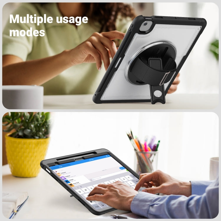 For iPad Air 13 2026 / 2025 / 2024 Honeycomb Hand Grip Turntable Stand Tablet Case