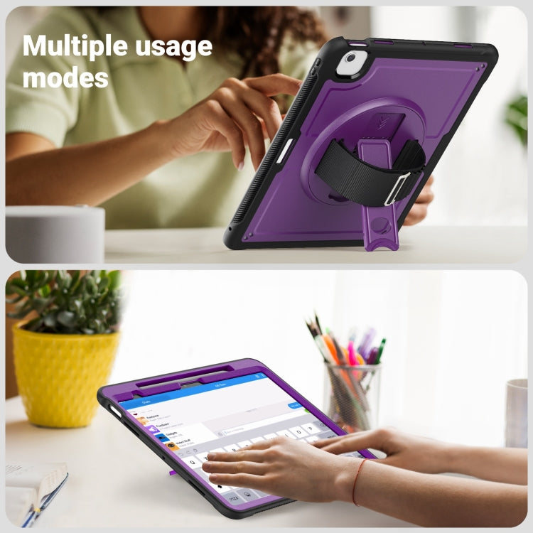 For iPad Air 13 2026 / 2025 / 2024 Honeycomb Hand Grip Turntable Stand Tablet Case