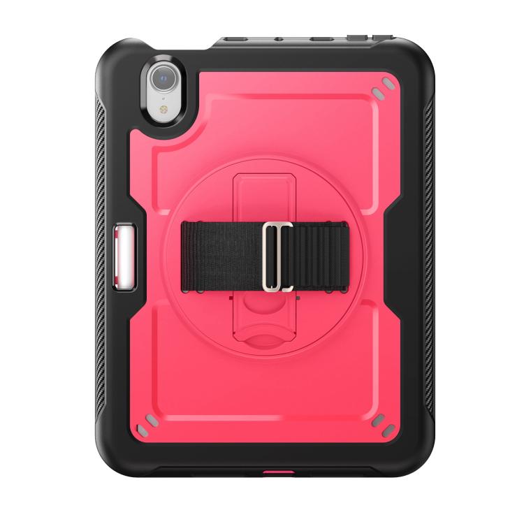 For iPad mini 2024 / mini 6 Honeycomb Hand Grip Turntable Stand Tablet Case