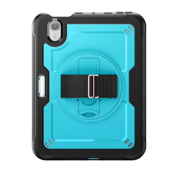 For iPad mini 2024 / mini 6 Honeycomb Hand Grip Turntable Stand Tablet Case