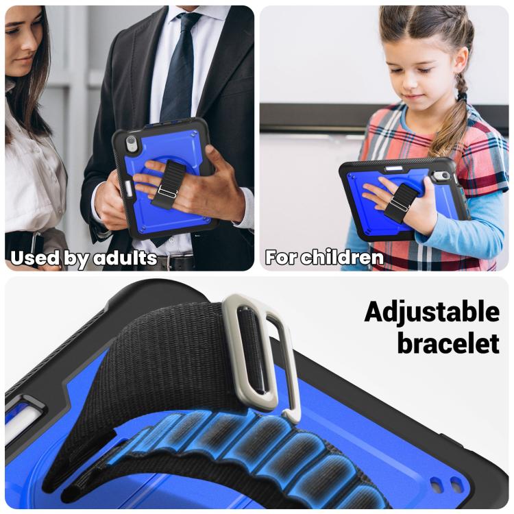 For iPad mini 2024 / mini 6 Honeycomb Hand Grip Turntable Stand Tablet Case