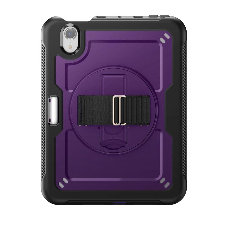 For iPad mini 2024 / mini 6 Honeycomb Hand Grip Turntable Stand Tablet Case